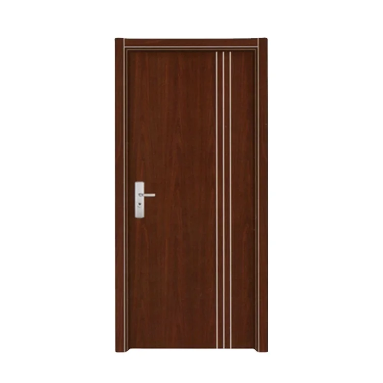 

American Steel Doors Panel for Houses Security Metal Door Interior Swing Knock-down Frame Steel Modern Front Entry Door