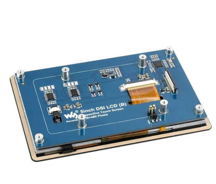 

Waveshare 5inch Capacitive IPS Touch Display for Raspberry Pi, 800×480, DSI Interface, Low Power