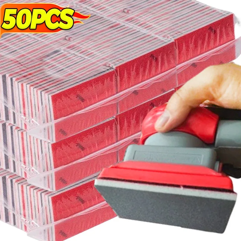 

Гибкий шлифовальный блок с зернистостью 180-2000, губка для влажной и сухой шлифовки, песочный блок, губка, наждачная бумага, шлифовальная губка, подушечка для полировки, абразивные инструменты