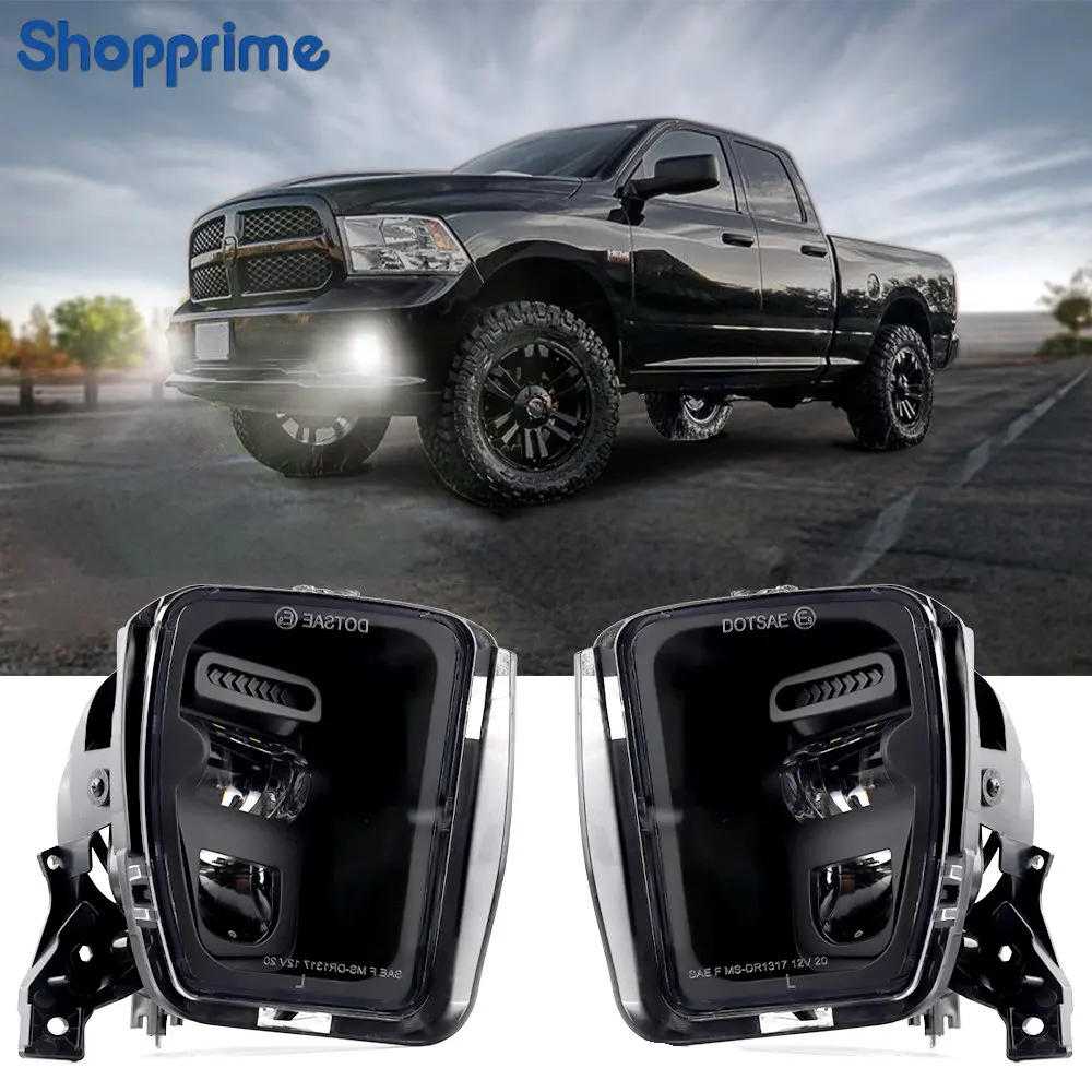 

Car Accessories Led Fog Driving Light Assembly For Dodge RAM 1500 2500 2013-2018.