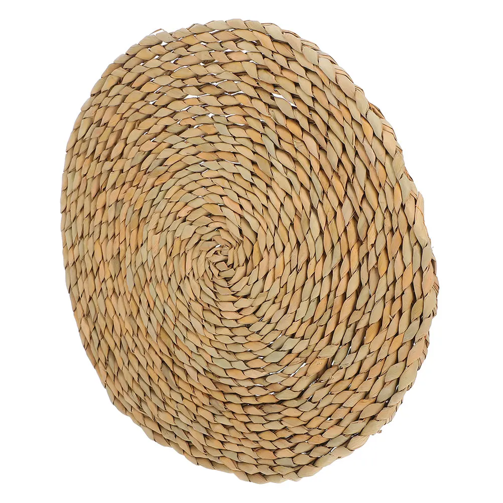 

Woven Straw Cushion 35x35CM Japanese Seat Pad for Yoga Patio Furniture Grass Mat Chinese Style Home Decor