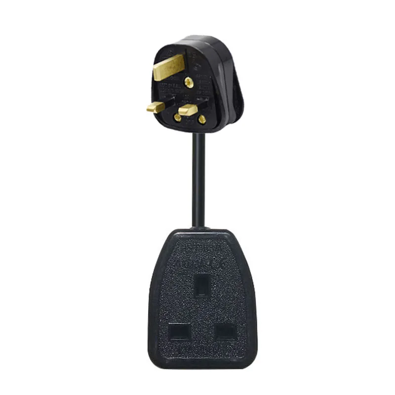 UK Power Extension Cord UK 3Pin Male Plug to UK Female Socket Power Plug Adapter Cable For Singapore Malaysia Hongkong