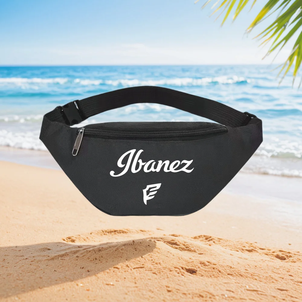 

Ibanez Guitar Logo Stylish Design Waist Backpack Crossbody Chest Bag Street Casual Sporty Fashionable Simple Unique Printed Desi