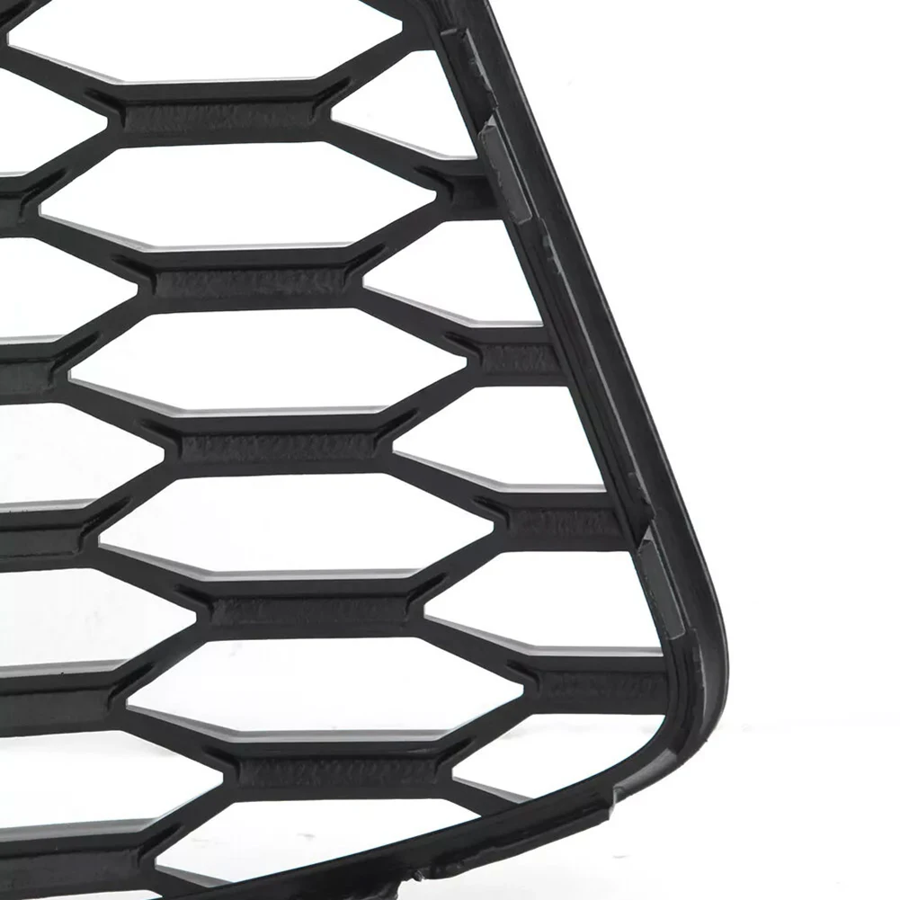 2 PCS Car Front Bumper Fog Light Lamp Grille Cover Compatible For RS7 2014-2018 Left Right Side Honeycomb Mesh Fog Lamp Cover