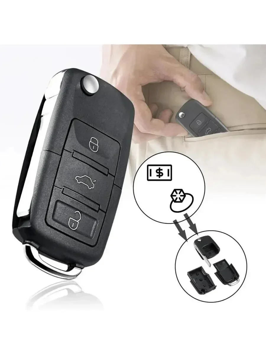 Hilo criativo manequim chave do carro mini escondido cofre compartimento secreto stash caixa vazia chave do carro fob esconder e armazenar dinheiro comprimidos moeda