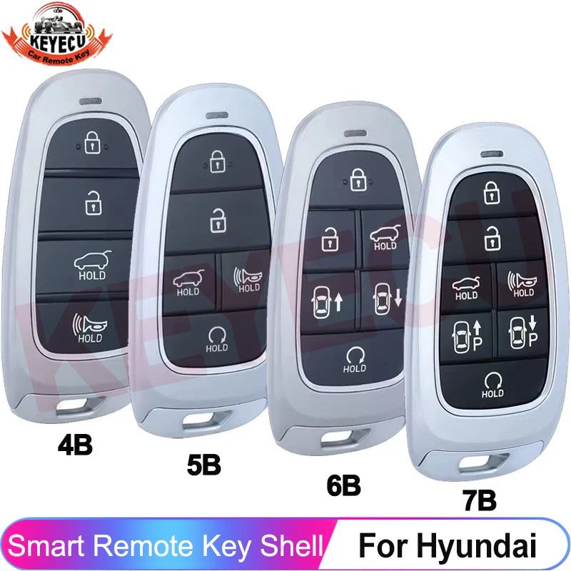 

Для Hyundai Sonata Santa Fe Tucson PALISADE Solaris Nexo 2019 2020 2021 2022 2023 2024 Корпус/чехол для автомобильного ключа-пульта