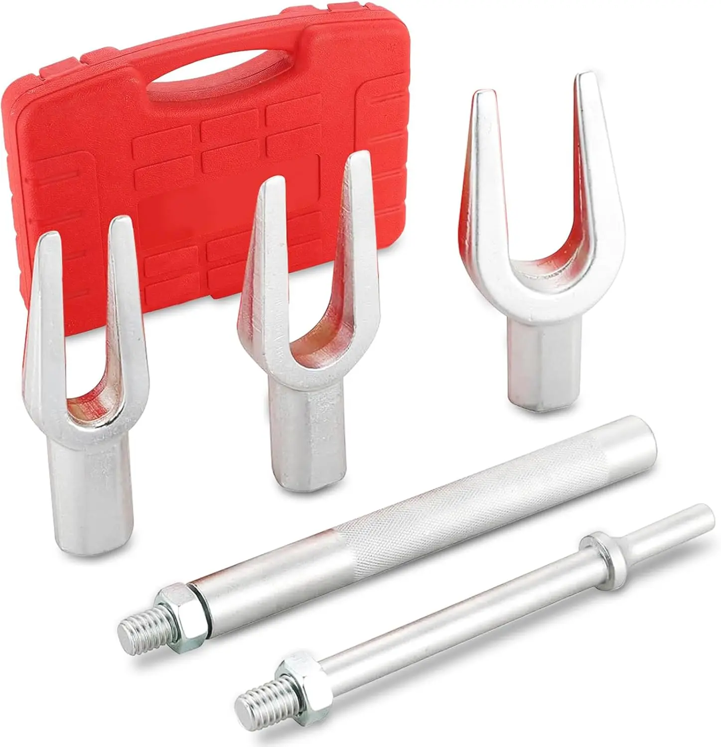 

5-Piece Ball Joint Separator Tool Set, Pickle Fork for Tie Rod Removal on Cars and Light Trucks