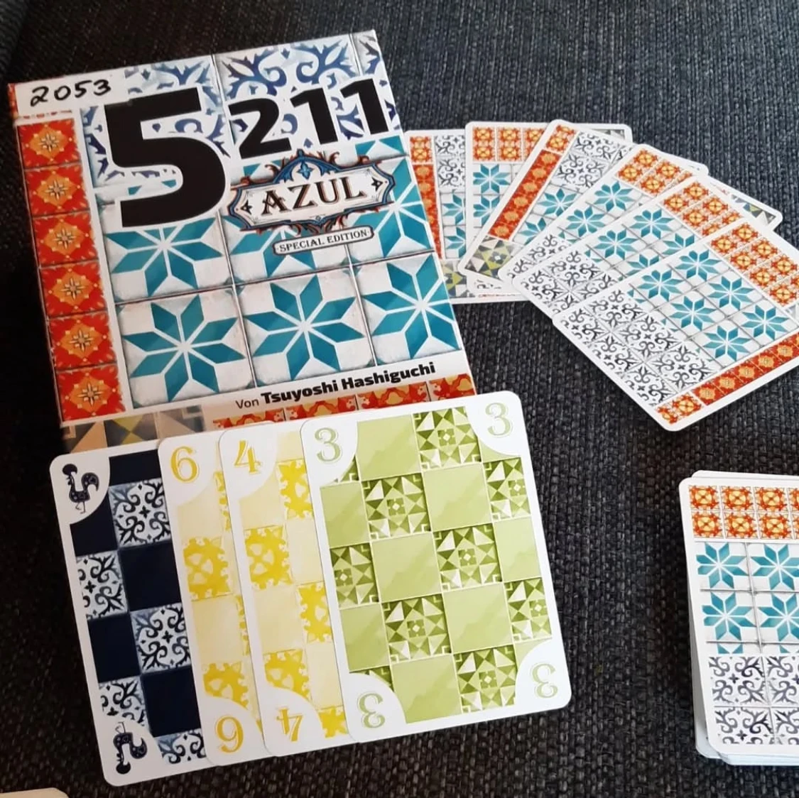 Juego de mesa Azul 5211, 2-8 jugadores con versión en inglés, juego de estrategia para fiesta/familia, juegos de mesa, juegos de cartas