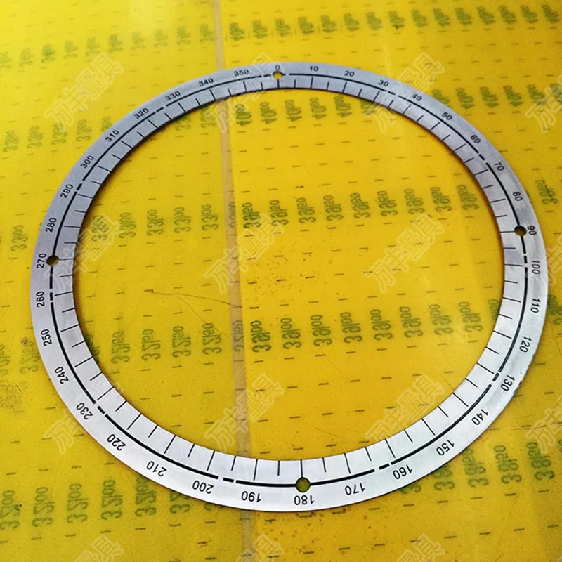 

Outer diameter: 185mm 360-Degree Dial Stainless Steel Disc Perforated Dial