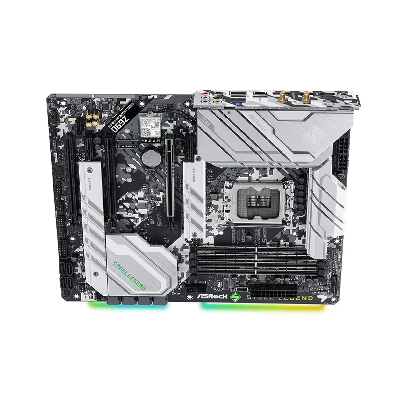 Z690 LGA1700 Motherboard ASROCK Z690 Steel Legend WiFi 6E/D5 Placa Mãe CPU For 14/13/14th Gen i9-14900K i9-13900K i9-12900K DDR5 view 5
