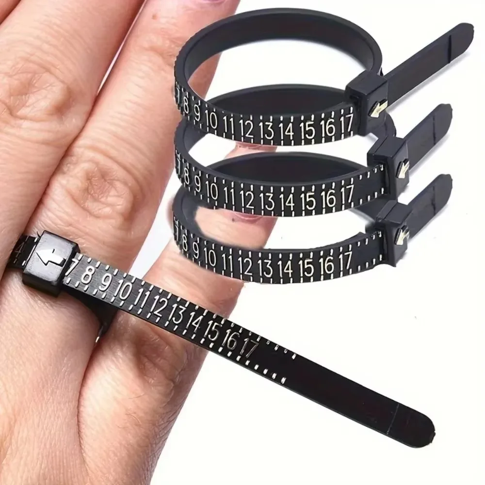Ring Sizer US Official British/American Finger Measure Gauge Men and Womens Sizes A-Z Jewelry Accessory Tools