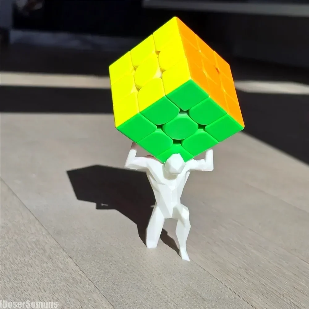 3D Printed Movable Doll Figurine Stand Magnetic Children's Puzzle Birthday Gift Creative Toy Holder Home Decor Accessories