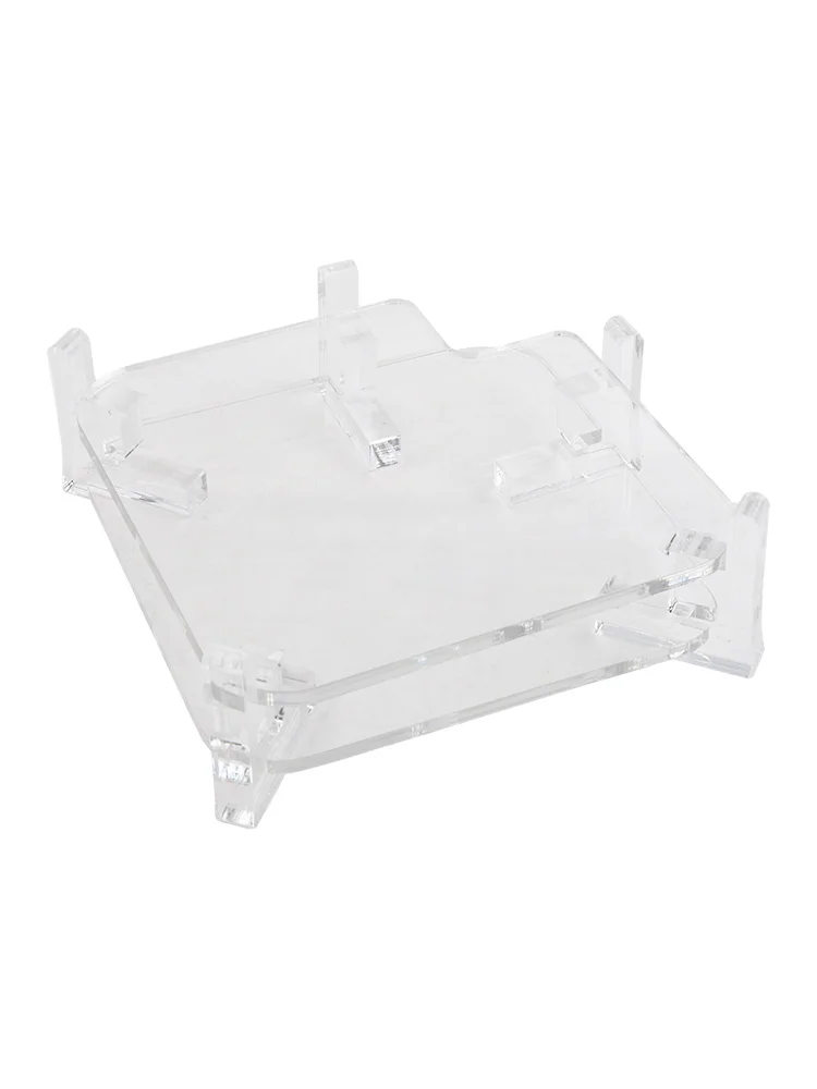 Stylish Transparent Bracket for Mac For Mini That Offers Support and Contributes to Passive Cooling Mechanisms
