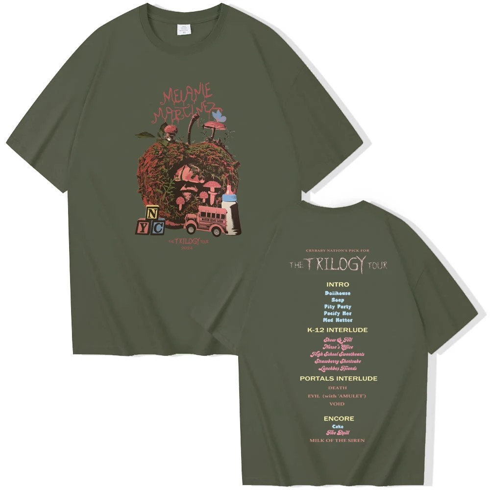 Melanie Martinez The Trilogy Tour 2024 Portals Album Melanie Martinez Cry Baby Graphic Tee Shirt Hip Hop T-Shirt