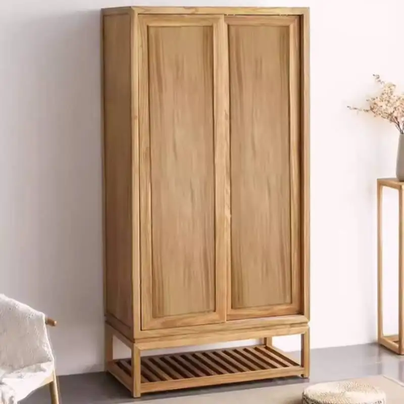 Nordic Luxury Wardrobes Wood Orgnizer Aesthetic Closet Organizer Wardrobes Wooden Sliding Door Roperos De Madera Home Furniture