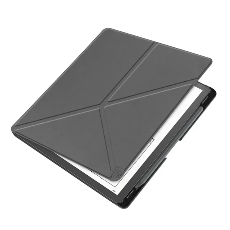 حافظة واقية متعددة الطي K1AA لهاتف 2024 مقاس 10.2 بوصة تغطية كاملة مع جلد البولي يوريثان وبطانة ناعمة