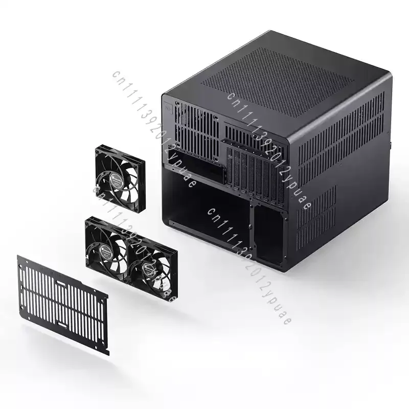 JONSBO N5 N4 N3 N2 N1 Mini NAS ITX Chassis Aluminum Steel Plate 130mm CPU Cooler 2×100×25mm Fans