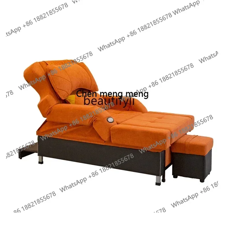 cc182l Professional Pedicure Electric Sofa High-Grade Massage Couch Steel Frame Lifting Manicure Foot Washing