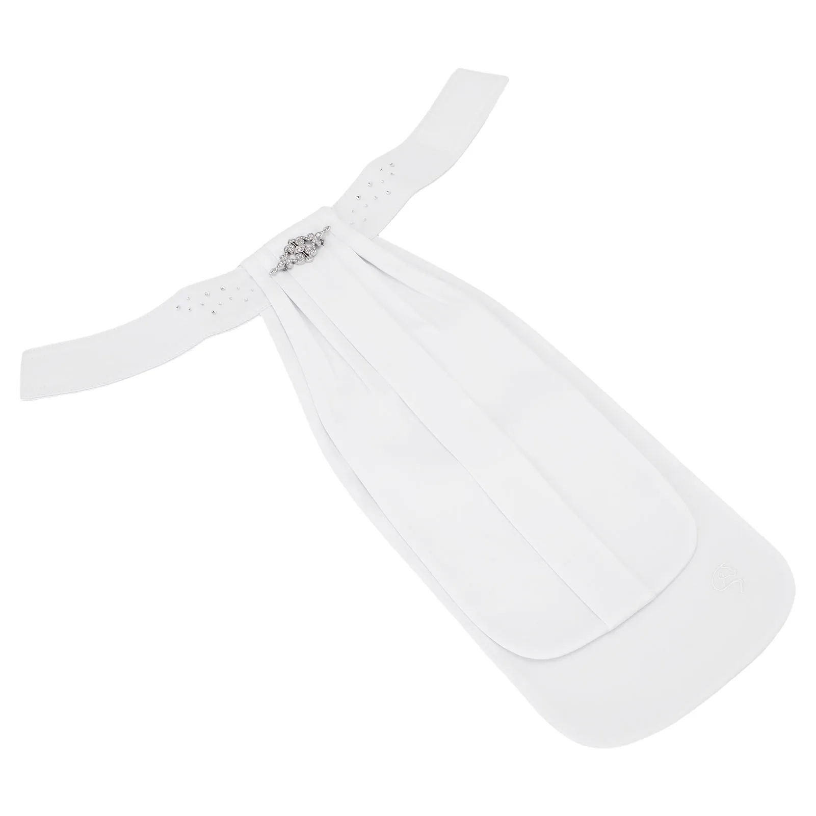 Krawat do jazdy konnej dla dorosłych, ozdobny kołnierzyk do zawodów jeździeckich, klasyczny design, krawat do jazdy konnej dla dorosłych.