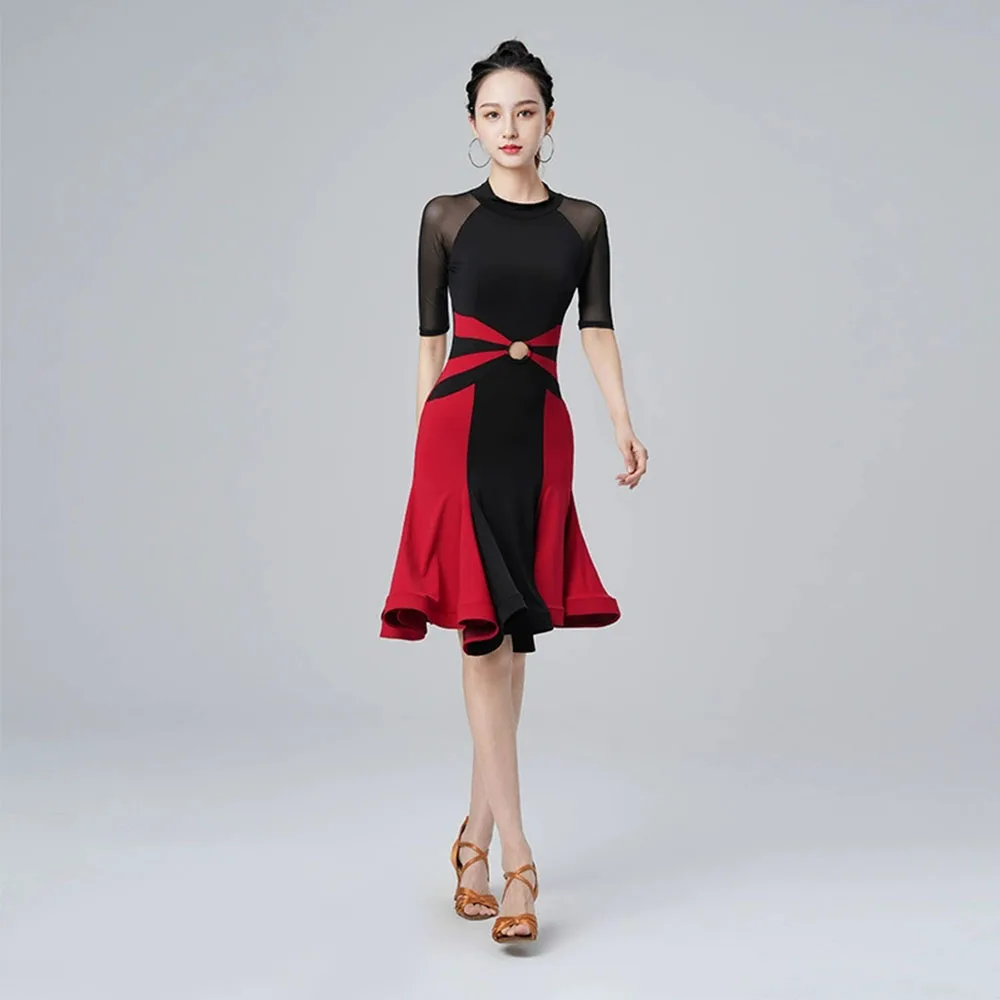 ballroom-latin-dance-skirt-dress-new-adult-dance-dress-performance-practice-2025-professional-competition-costumes-goe-practice