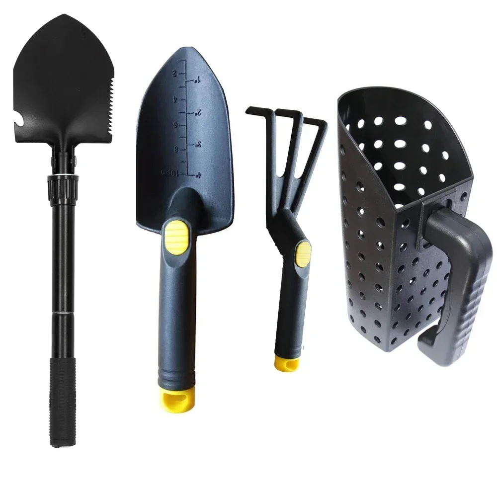 Metal Detector Supporting Tools Gold Finder Shovel Military Folding Shovel Spade Emergency Garden Camping Tool Outdoor