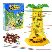 Fun Monkey Climbing Tree Game Toy Parents Kids Interactive Party Board Game Toy Family Tabletop Monkey Climbing Tree Board Game