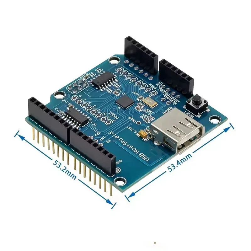 USB المضيف درع 2.0 لاردوينو ل UNO MEGA ADK متوافق مع أندرويد ADK لتقوم بها بنفسك وحدة إلكترونية لوحة تطوير لوحة تركيبية