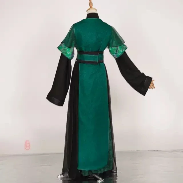 Anime Tian Guan Ci Fu He Xuan Qi Rong feng shi Shi qingxuan Cosplay Costume for Halloween Fancy Stage Performance Props wig