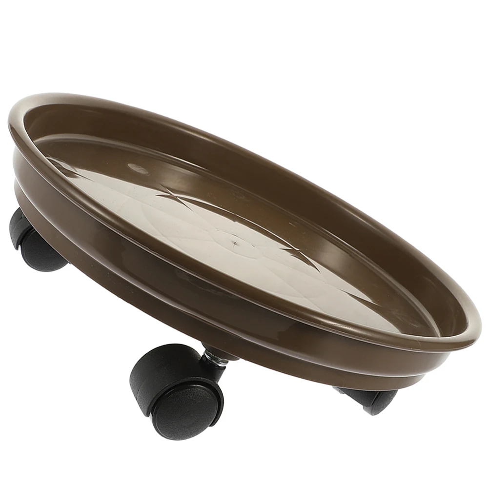 Rak Tanaman Beroda dengan Roda Halus untuk Aksesori Berkebun Dalam dan Luar Ruangan Menghemat Tenaga dan Waktu Baki Tanaman