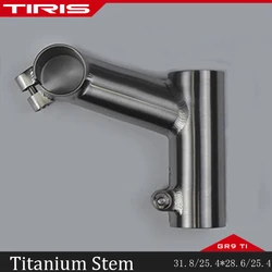 TIRIS-BL10 Titanium Road Bicycle Quill Stem, Ultralight Accessories, Classical Cycling Parts, Pieces Custom