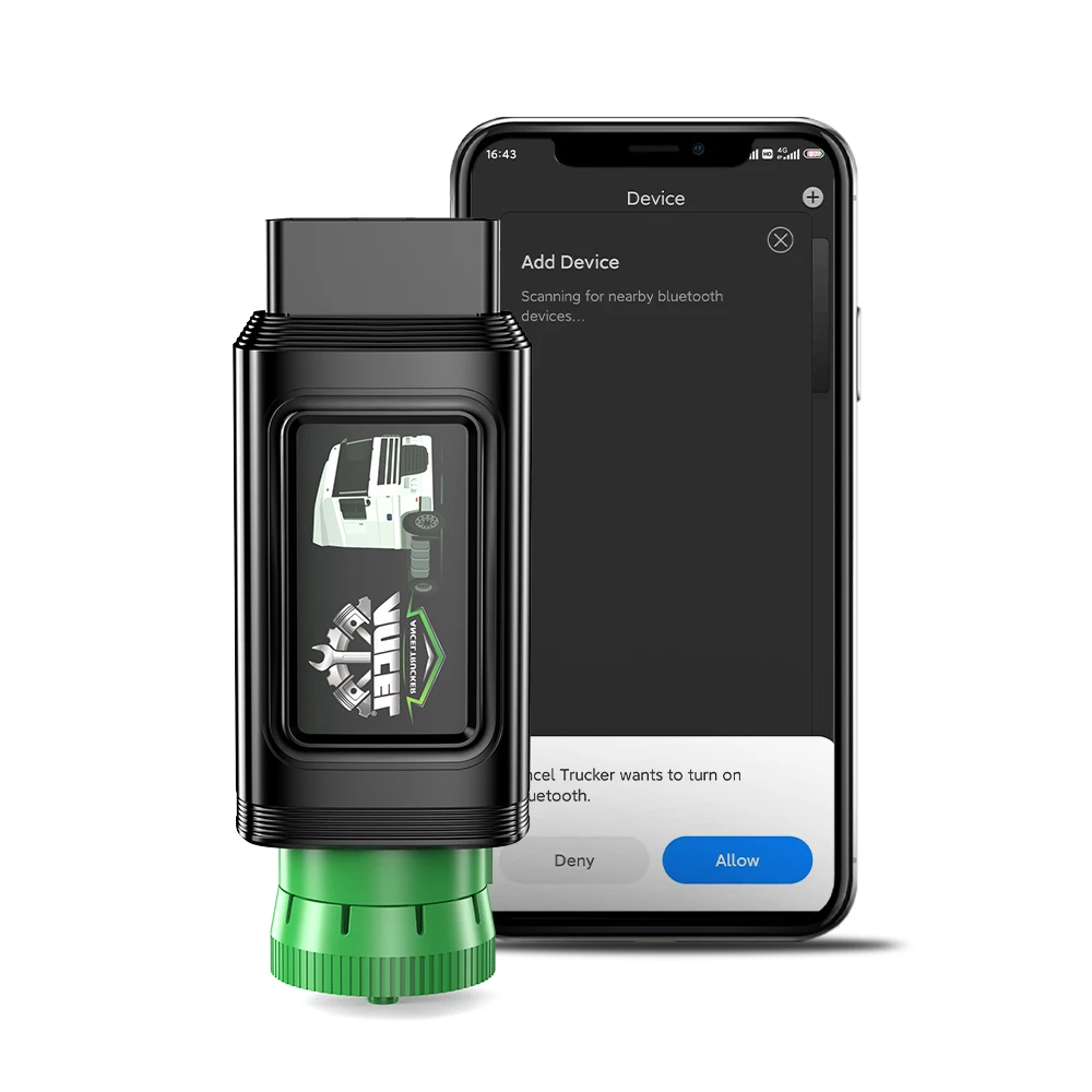 

HD120 Сверхмощный сканер грузовиков 24 В OBD2 4x4 Дизельный пикап 9/16 PIN для Bluetooth OEM ODM DPF Regen для анализа двигателей VOLVO