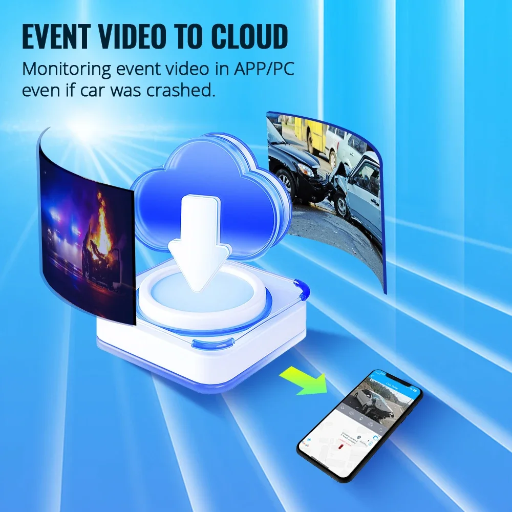 Jimi JC261P 4G Car Camera With ADAS Live Stream HD Dual Cameras GPS Tracking Wifi Hotspot Multiple Alarms DVR Dash Cam Free APP