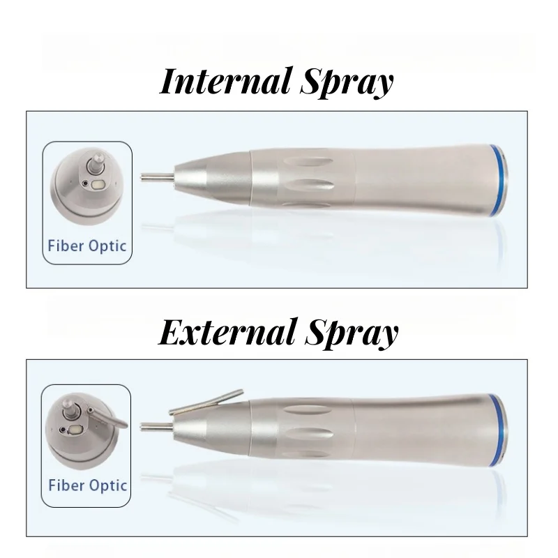 Dental 1:1 Straight Handpiece Implant Direct Drive Low Speed Straight Handpiece with Internal/External Water Spray