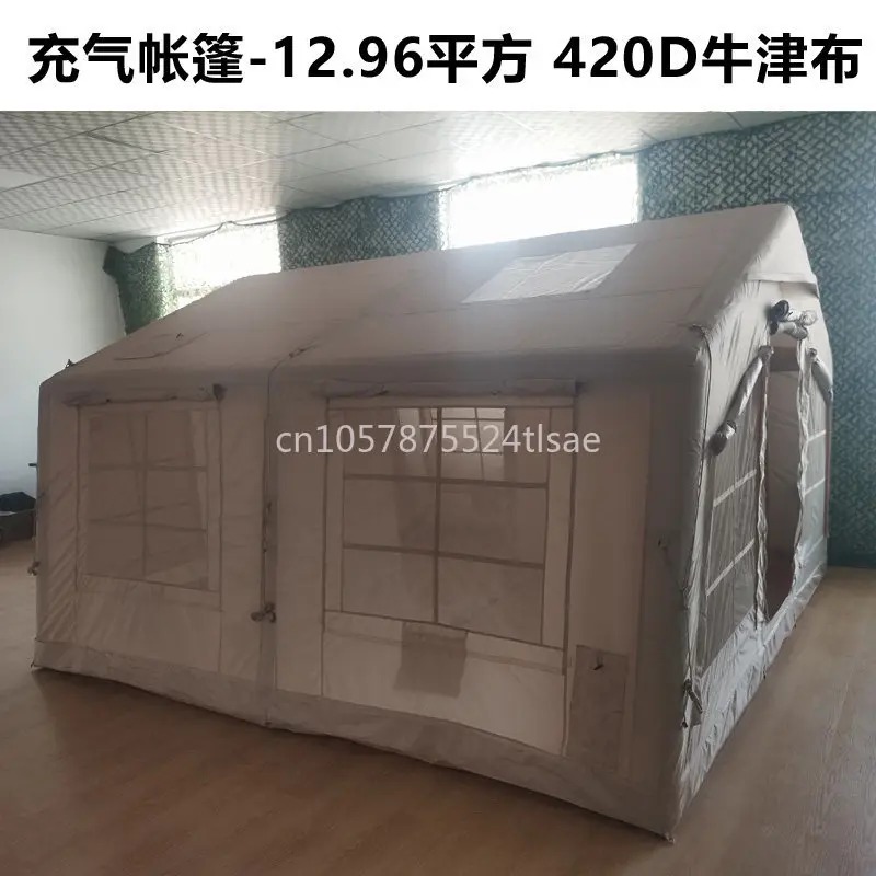 Outdoor Camping Fast Inflatable No-build House Type, Integrated Portable Room Inflatable Tent