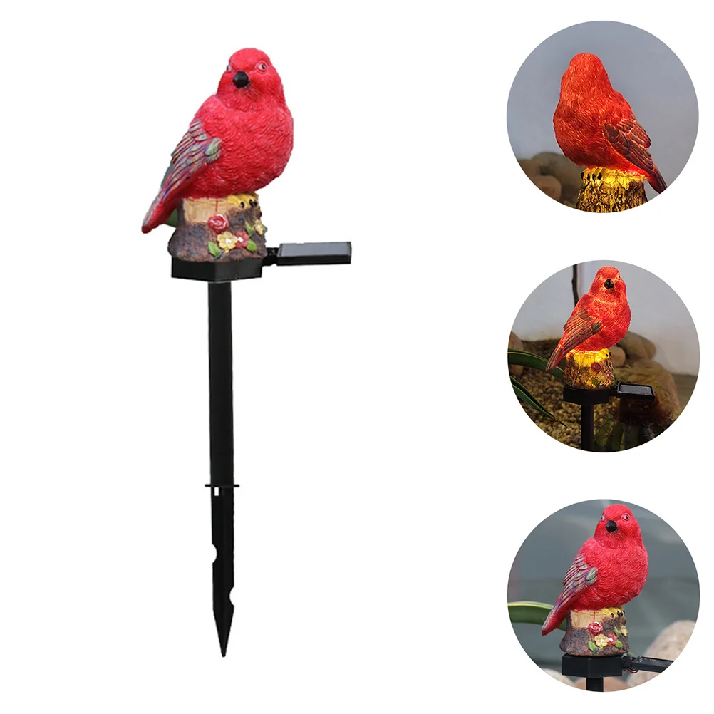 

Yard Solar Light Exquisite Craftsmanship Clear Texture Realistic Design Practical Stake Structure Firm Ground Insertion Outdoor