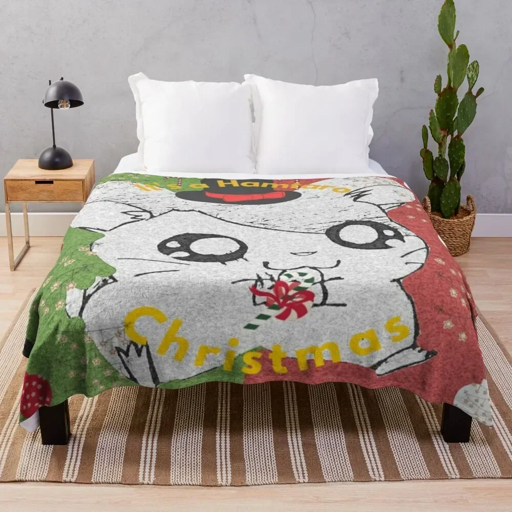 

Its a Hamtaro Christmas Throw Blanket Cozy Light Blanket for Travel Camping Picnic