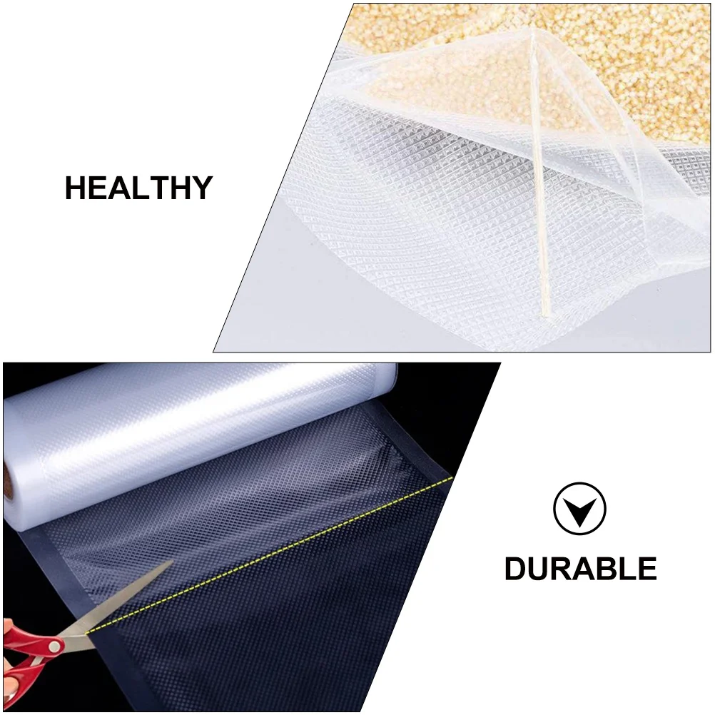 

3pcs 3 Rolls Vacuum Sealer Bags 100% Food Grade Reusable Airtight Fresh Keeping Storage For Fridge Microwave Boilable Bags
