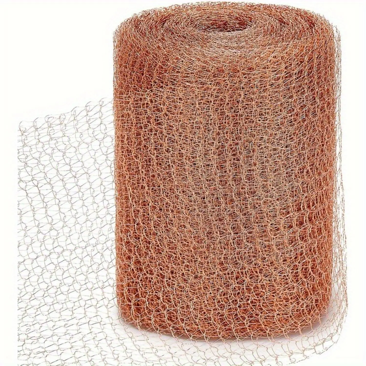 Copper Mesh Slug Repellent, Copper Rodent Control & Snail Deterrent Barrier Tape for Garden Plant Protector Pet Friendly