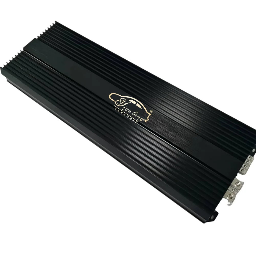 High-Power 4500W Mono Class D Digital Car Audio Amplifier 12V Aluminium Subwoofer Speaker with Crossovers