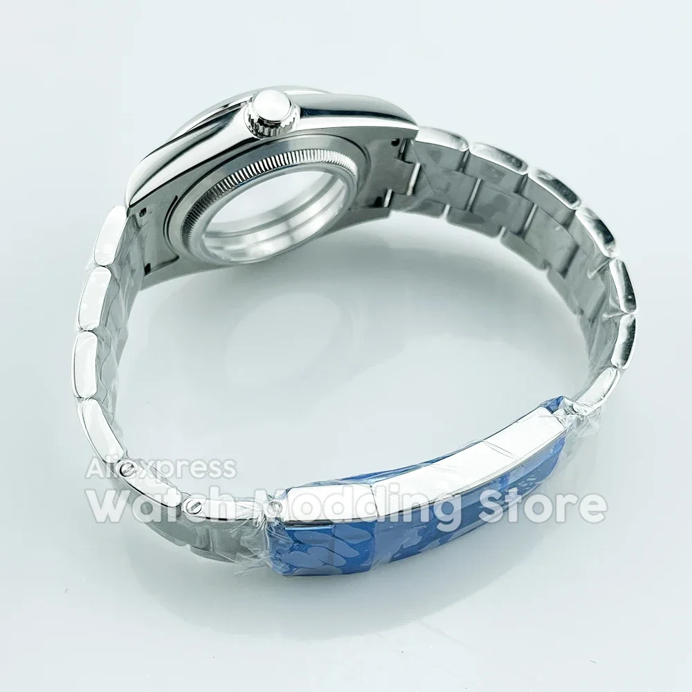 37Mm 36Mm 150M Jelajahi Casing Jam Tangan Baja Tahan Karat Casing Jam Tangan untuk NH35 NH36 NH38 Gerakan Tembus Pandang Kristal Safir