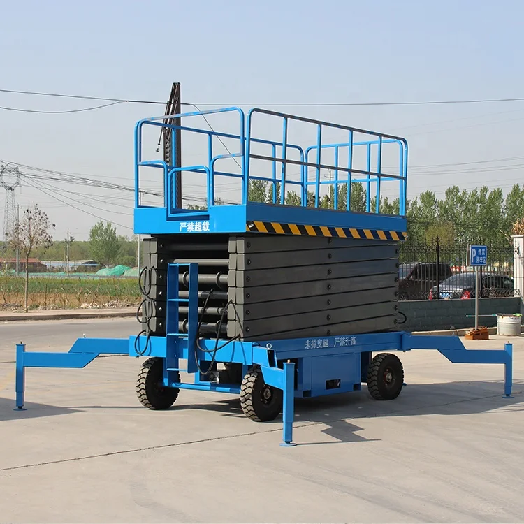 Solar Panels Installation Elevator Work Lifting Platforms Table Ladder Mobile Scissor Lift