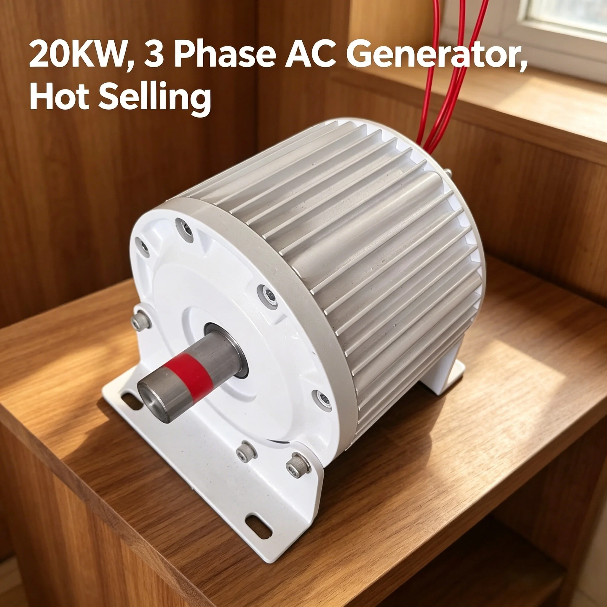 

30KW 220V AC Three Phase Permanent Magnet Generator Low Speed Direct Drive Gearless PMG Alternator for Wind Water Turbine Home