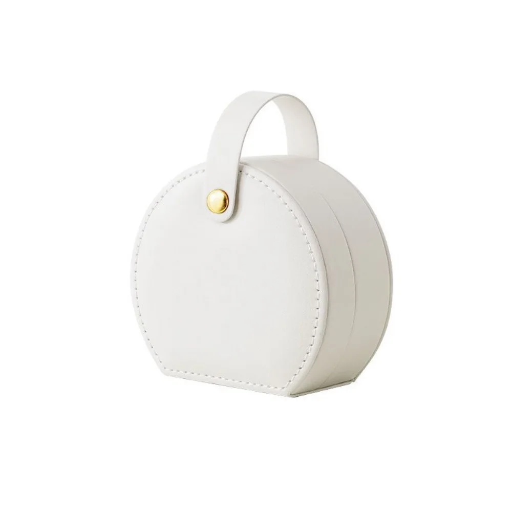 PU Leather PU Leather Jewelry Organizer Handheld Large Capacity Jewelry Storage Box Dust-proof Portable Jewelry Case