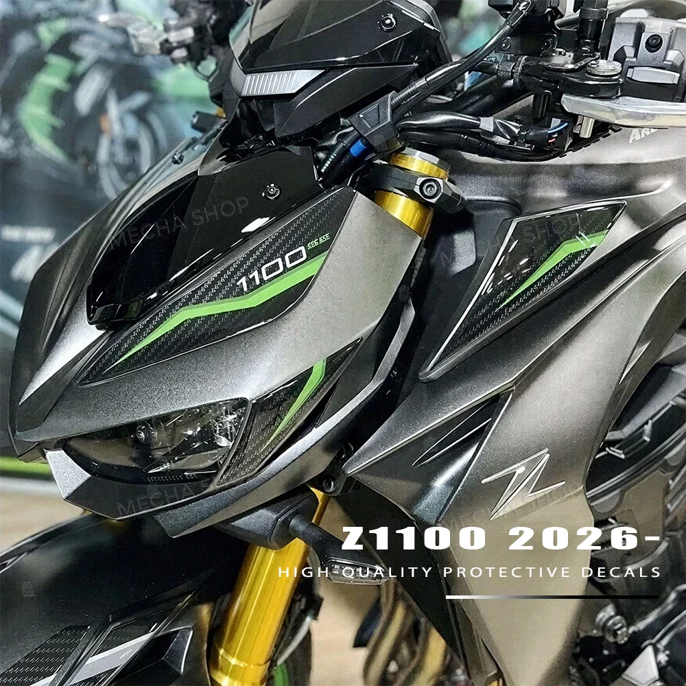 

For Z1100 SE z1100 se 2026 3D Motorcycle Epoxy Resin Sticker Tank Protection Kit Scratch Resistant Decal Pad Sticker