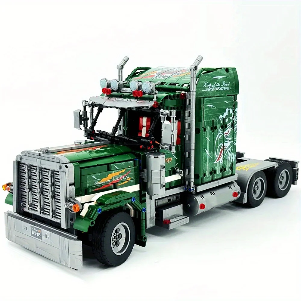 تكنيك شاحنة رئيس جرار سوبر سباق السيارات نموذج 2105 قطعة ألعاب مكعبات البناء مجموعة سيارة الطوب أفضل هدايا عيد الميلاد عيد الميلاد