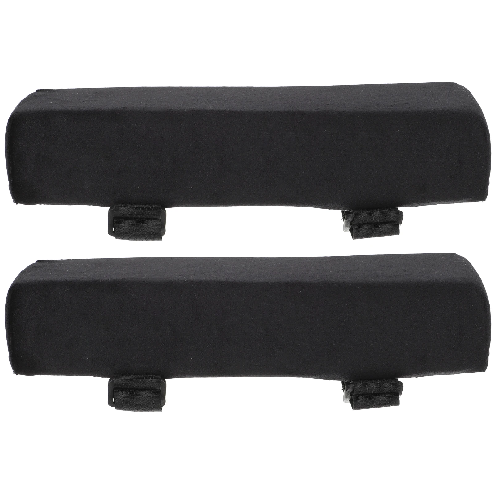 

Armrest Pad Black Sponge Cover for Office Chair Recliner Elbow Pads Cushion Anti Slip Long Comfort Gaming Wheelchair Armchair