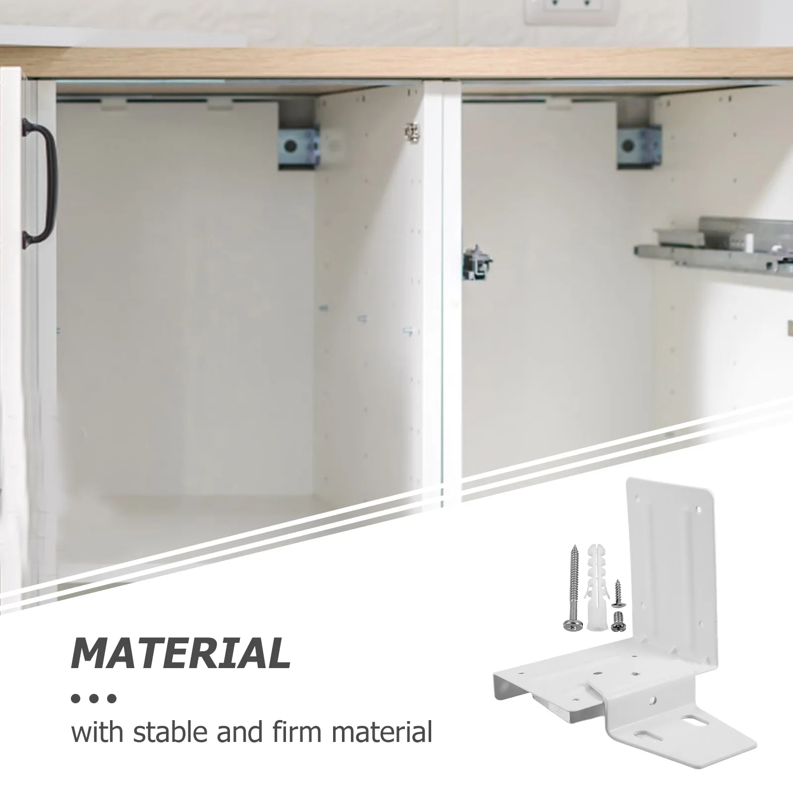 

1 Set Wall Shelf Bracket Heavy Duty Sturdy Iron 90 Degree Angle Black Matte Finish Space-Saving Support For Shelves Apartments