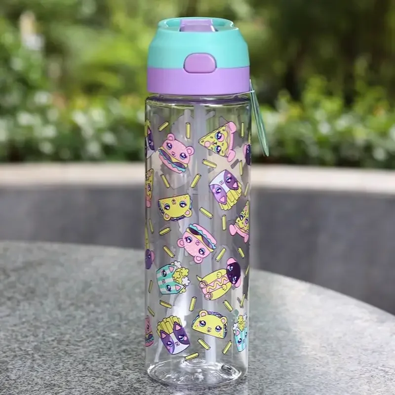 Genuine Australia Smiggle Pupils spray sports Large capacity water bottle straw cup Outdoor health water cup