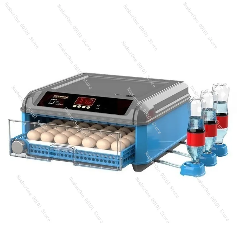 Home Farm Automatic Egg Incubator Machine for Chicken Duck Goose Pigeon Bird Eggs Small Household Hatcher with Auto Turning