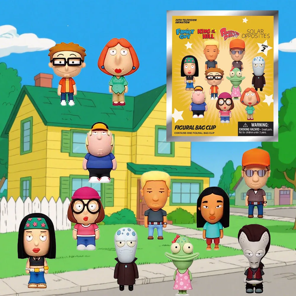 Fox Adult Animation Offiziell lizenzierter Blindbox-Schlüsselanhänger Meg Griffin Chris Griffin Lois Griffin Geschenküberraschung 1 Stück Disney